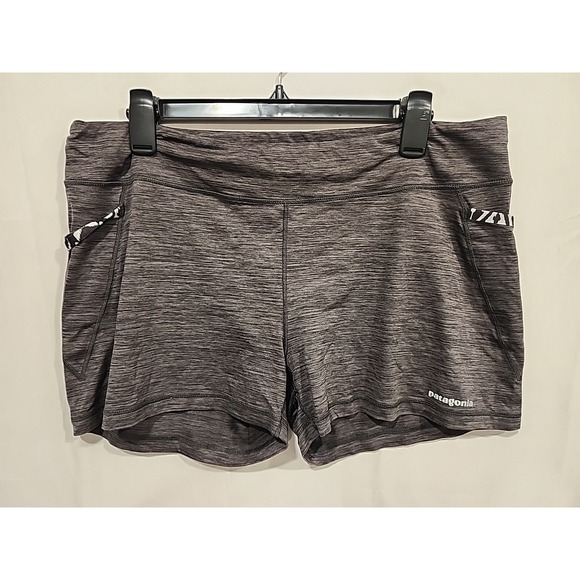 Patagonia Pants - Patagonia Diversifly Speed Shorts Womens Size XL, GREY/BLACK Nylon Shorts